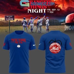 New York Mets x Stranger Things Nights Hoodie Shirt