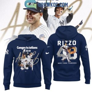 New York Yankees Congratulations Anthony Rizzo Retirement 2025 Hoodie Shirt