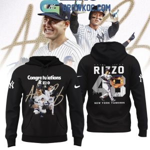 New York Yankees Congratulations Anthony Rizzo Retirement 2025 Hoodie Shirt