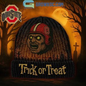 Ohio State Buckeyes Trick Or Treat Halloween Beanie Hat