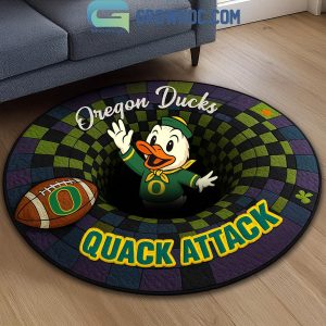 Oregon Ducks Quack Attack Hole In The Floor Rug
