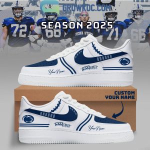 Penn State Nittany Lions Football New Season 2025 Air Force 1 Shoes