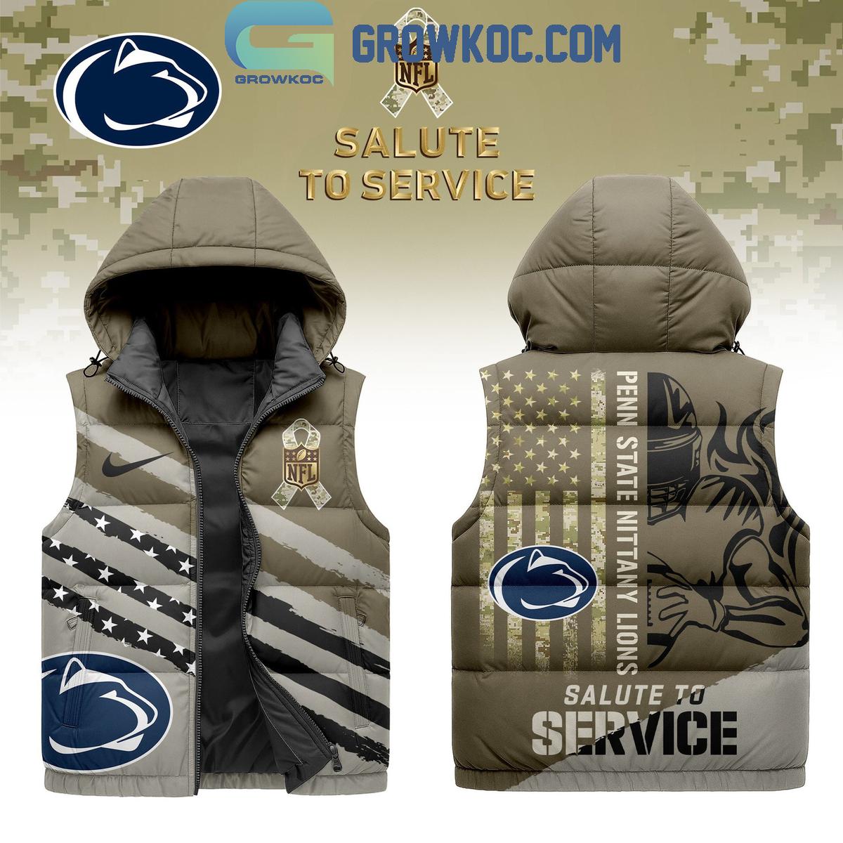 Penn State Nittany Lions Salute To Service Sleeveless Puffer Jacket Penn State Nittany Lions Salute To Service Sleeveless Puffer Jacket