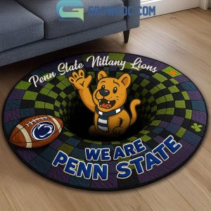Penn State Nittany Lions We Are Penn State Hole In The Floor Rug