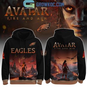 Philadelphia Eagles x Avatar Fire And Ash 2025 Hoodie Shirt