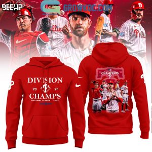 Philadelphia Phillies NL East Division Champions 2025 Back To Back Hoodie Shirt