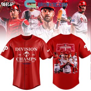 Philadelphia Phillies NL East Division Champions 2025 Back To Back Jersey