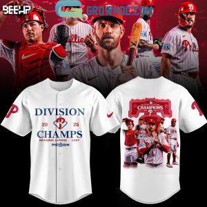 Philadelphia Phillies NL East Division Champions 2025 Back To Back Jersey