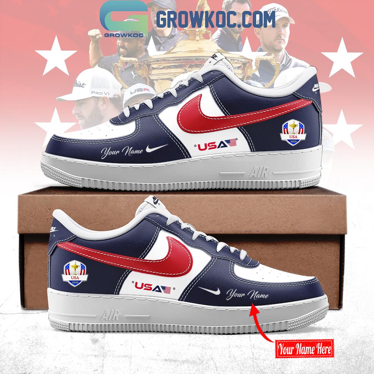 Ryder Cup USA 2025 Navy Air Force 1 Shoes Ryder Cup USA 2025 Navy Air Force 1 Shoes