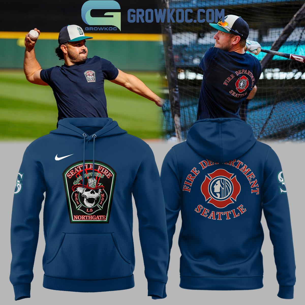 Seattle Mariners Fire Department Hoodie Shirt Seattle Mariners Fire Department Hoodie Shirt