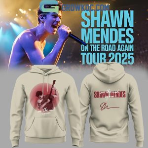 Shawn Mendes On the Road Again Tour Hoodie 2025 Hoodie Shirt