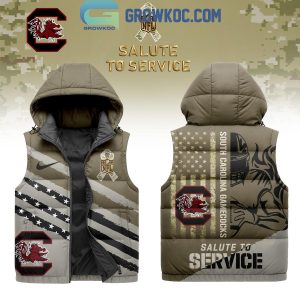 South Carolina Gamecocks Salute To Service Sleeveless Puffer Jacket