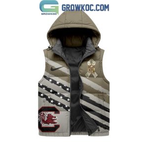 South Carolina Gamecocks Salute To Service Sleeveless Puffer Jacket