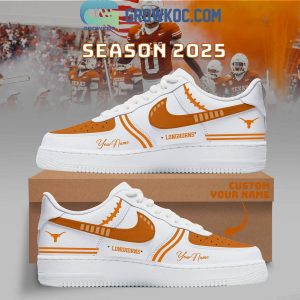 Texas Longhorns Football New Season 2025 Air Force 1 Shoes