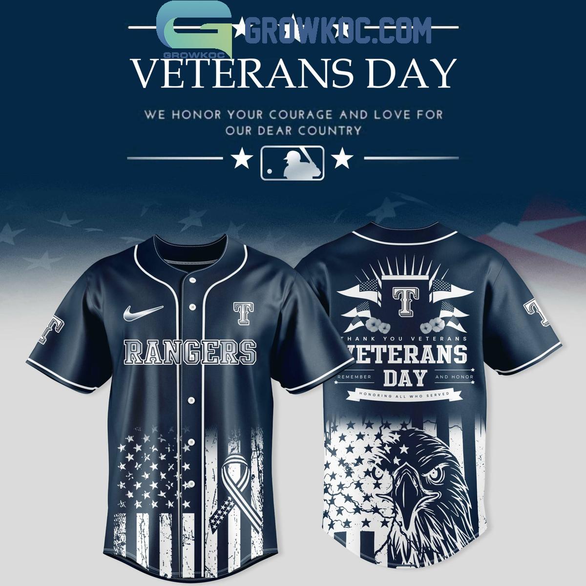 Texas Rangers x Veterans Day 2025 Jersey Texas Rangers x Veterans Day 2025 Jersey