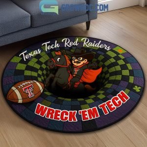 Texas Tech Red Raiders Wreck ‘Em Tech Hole In The Floor Rug