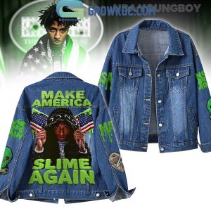 YoungBoy Never Broke Again Make America Slime Again Denim Jacket