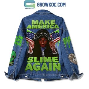 YoungBoy Never Broke Again Make America Slime Again Denim Jacket