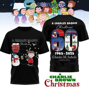 A Charlie Brown Christmas 60 Years 1965 2025 Shirt