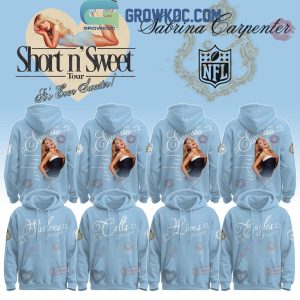 All Team NFL x Sabrina Carpenter Short N’ Sweet Tour Hoodie Shirt
