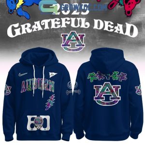 Auburn Tigers Grateful Dead 60 Years 2025 Hoodie Shirt