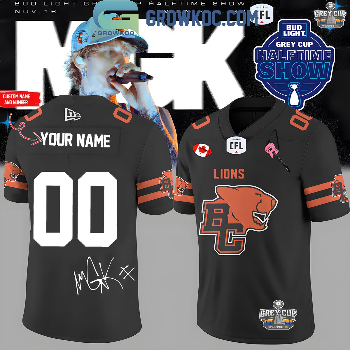BC Lions x Machine Gun Kelly Jersey BC Lions x Machine Gun Kelly Jersey