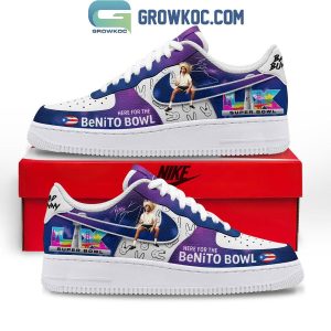 Bad Bunny Here For The Benito Bowl Air Force 1 Shoes