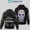 Baltimore Ravens Dia De Los Muertos 2025 Hoodie Shirt