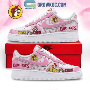 Buc-ee’s Hope For A Cure Air Force 1 Shoes