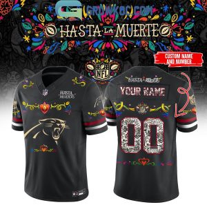 Carolina Panthers Hasta La Muerte 2025 Football Jersey