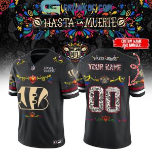 Cincinnati Bengals Hasta La Muerte 2025 Football Jersey