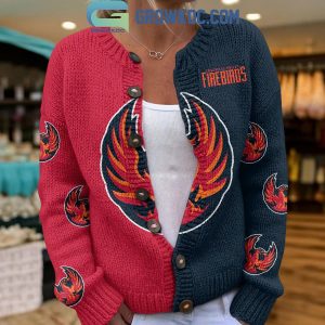 Coachella Valley Firebirds Knitted Cardigan Jacket