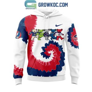 Columbus Blue Jackets Grateful Dead 2026 Uniform Hoodie T Shirt