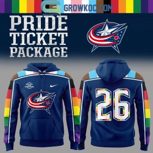 Columbus Blue Jackets Pride Month 2026 Hoodie T Shirt