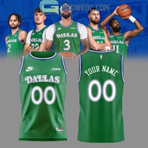 Dallas Mavericks Classic Green Uniform Basketball Jersey