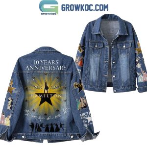 Hamilton 10 Years Anniversary 2025 Denim Jacket
