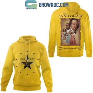 Hamilton 10 Years Anniversary 2025 Hoodie Shirt