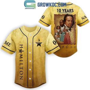 Hamilton 10 Years Anniversary Baseball Jersey