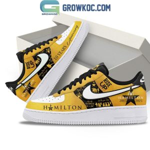 Hamilton 10 Years Anniversary Rise Up Air Force 1 Shoes