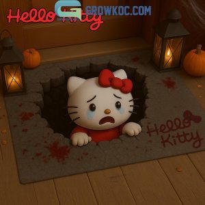 Hello Kitty Halloween Doormat