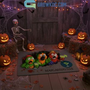 Jimmy Buffett Margaritaville Halloween Doormat