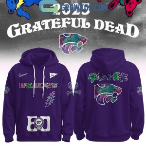 Kansas State Wildcats x Grateful Dead 60 Years Hoodie Shirt