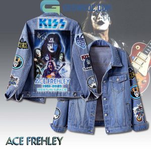 Kiss Ace Frehley 1951 2025 Denim Jacket
