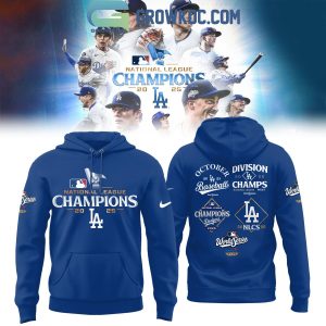 Los Angeles Dodgers National League Champions 2025 Hoodie Shirt
