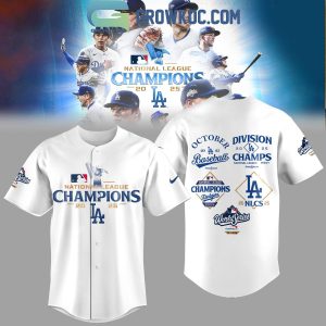 Los Angeles Dodgers National League Champions 2025 Jersey