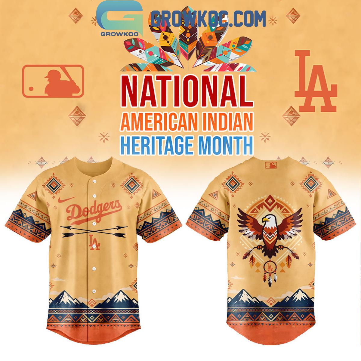 Los Angeles Dodgers Native American Heritage 2025 Jersey Los Angeles Dodgers Native American Heritage 2025 Jersey