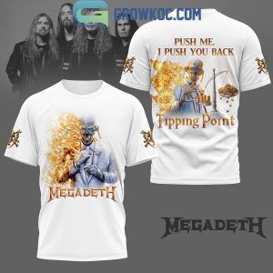 Megadeth Push Me I Push You Back Tipping Point Shirt