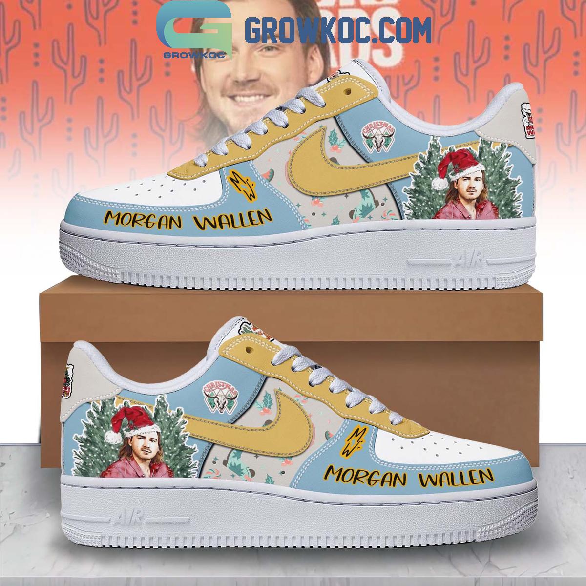 Morgan Wallen Christmas Air Force 1 Shoes Morgan Wallen Christmas Air Force 1 Shoes
