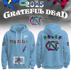 North Carolina Tar Heels x Grateful Dead 60 Years Hoodie Shirt North Carolina Tar Heels x Grateful Dead 60 Years Hoodie Shirt