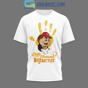 Ohio State Buckeyes Little Warriors Big Battles Childhood Cancer Shirt Ohio State Buckeyes Little Warriors Big Battles Childhood Cancer Shirt
